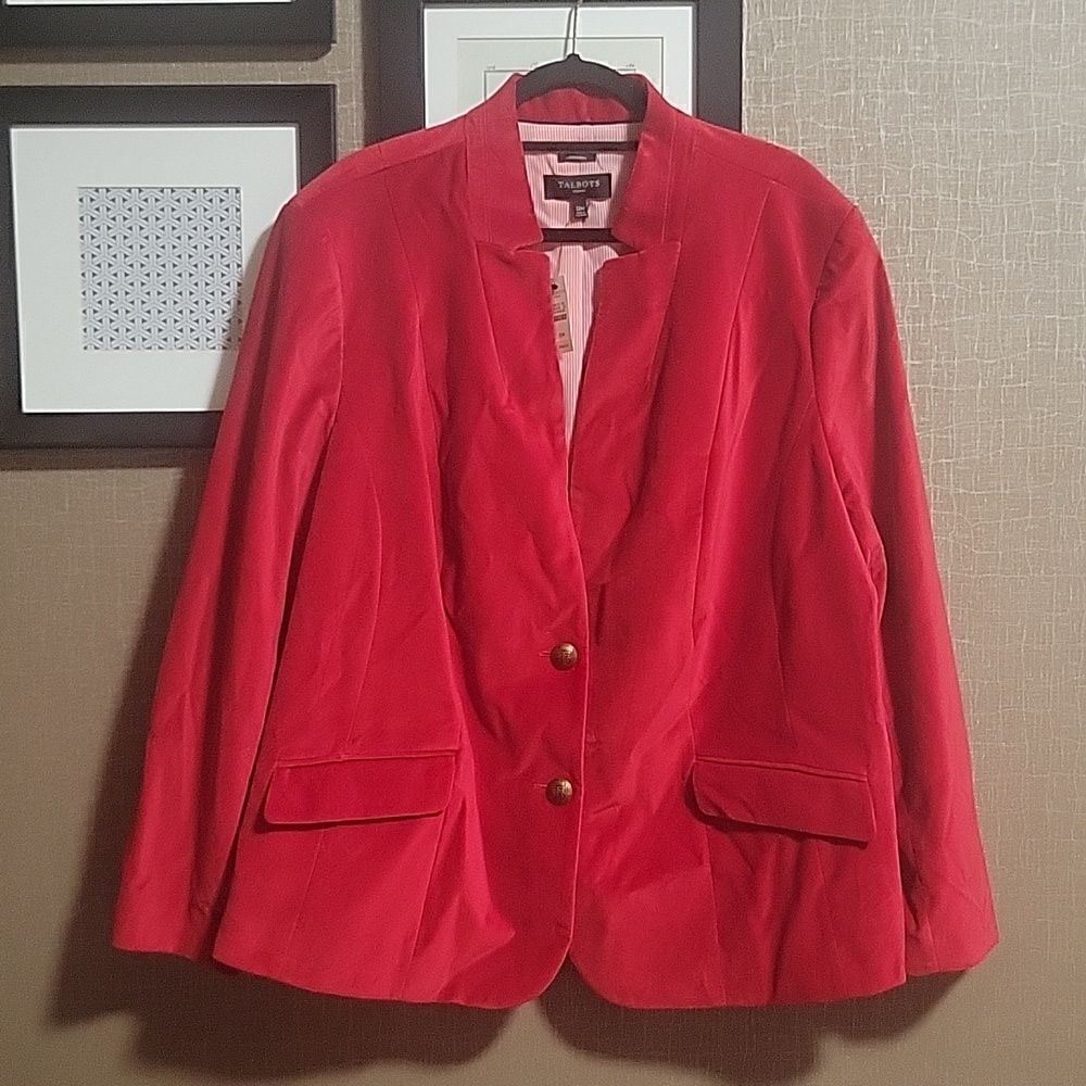 Talbots Aberdeen Velvet Blazer - Picture 1 of 12